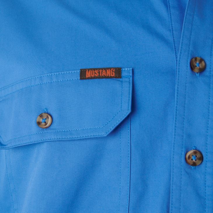 Mustang Signature Y04004 Mens Closed Front Workshirt