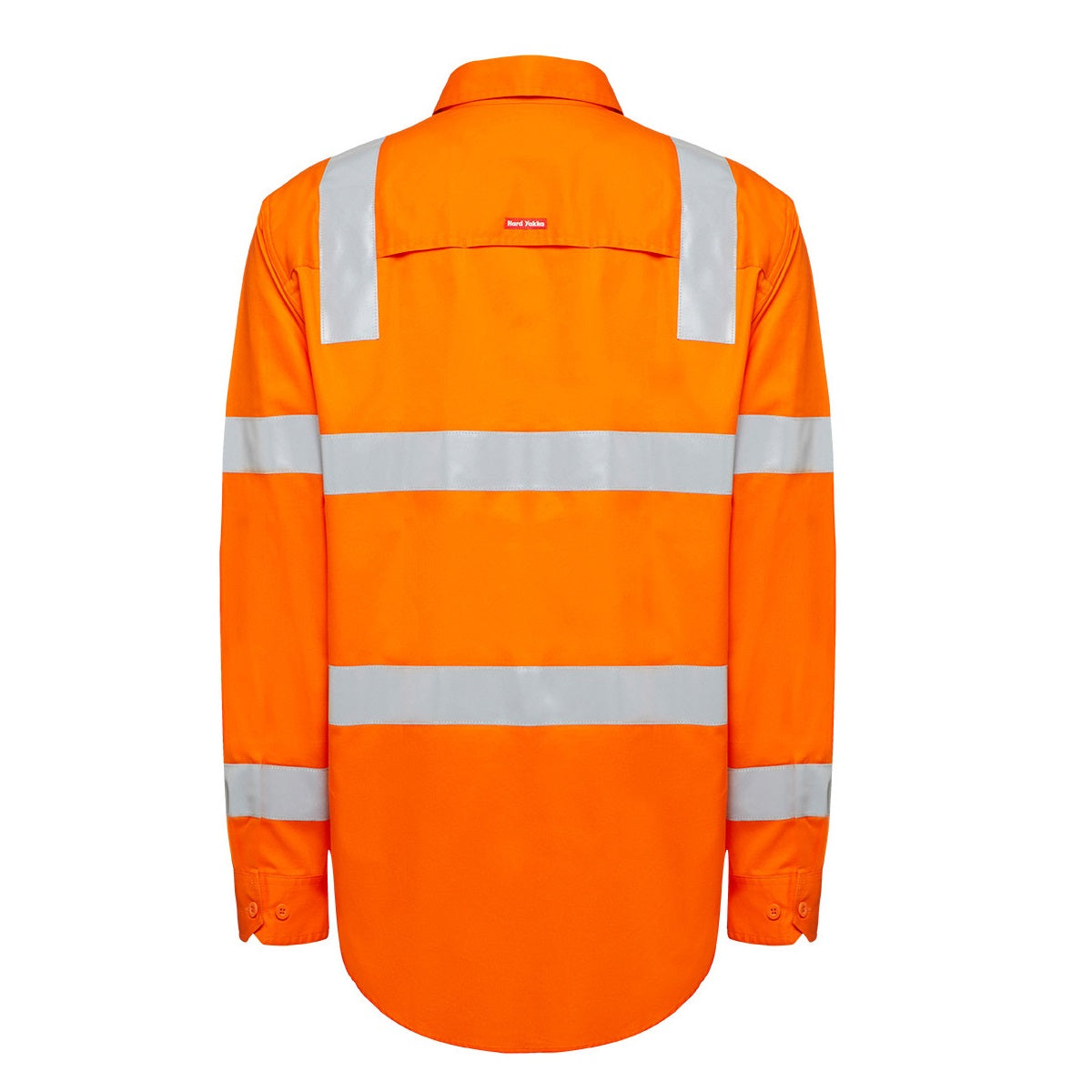 Hard Yakka Y04265 Biomotion Hi Vis Taped Cotton Drill Shirt