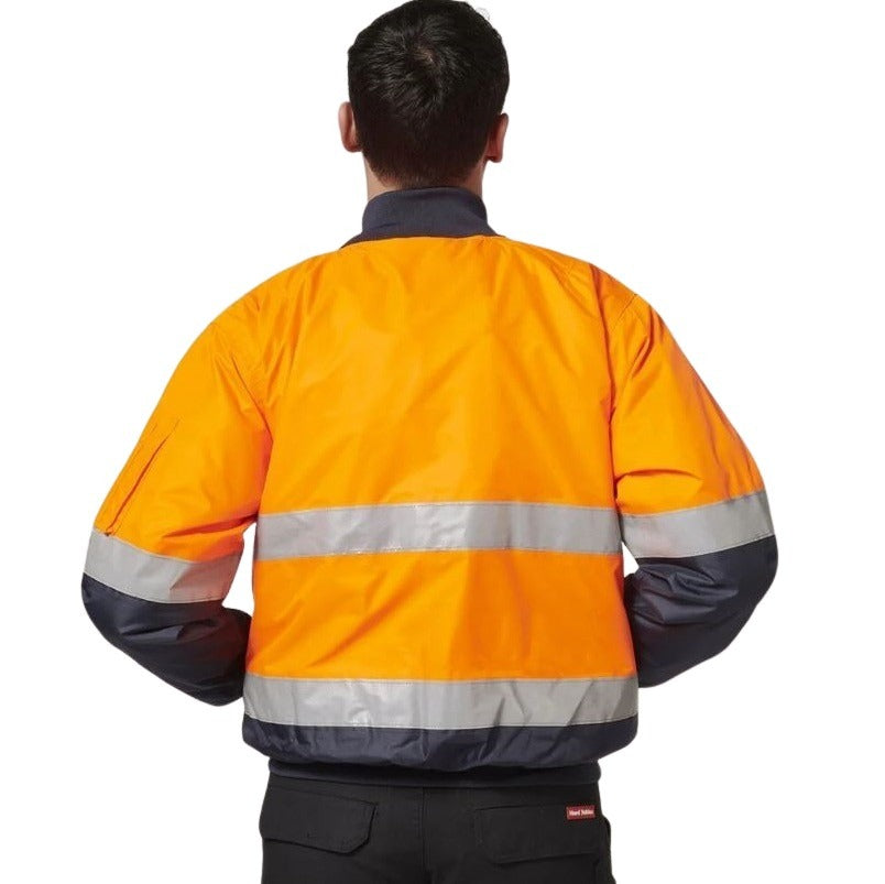 Hard Yakka Y06675 Core Hi Vis 2 Tone Taped Waterproof Bomber Jacket
