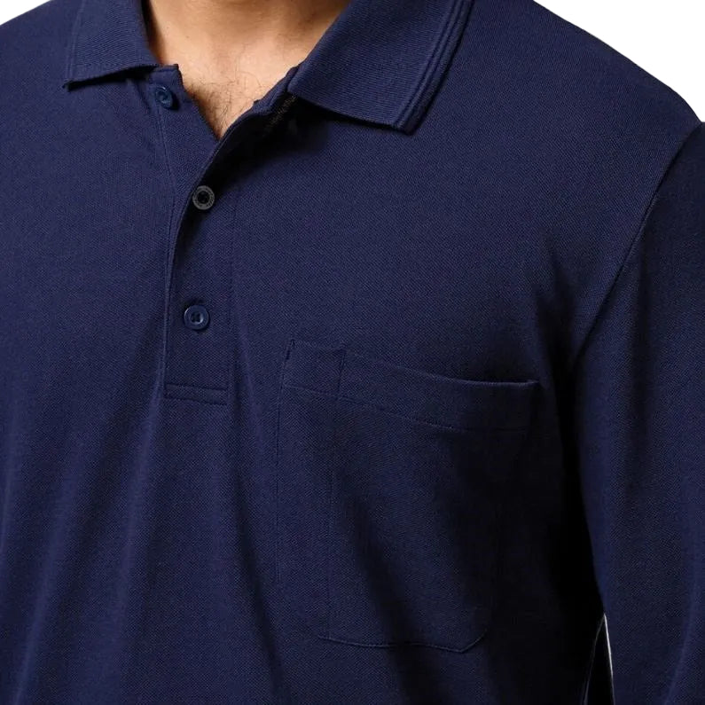 Hard Yakka Y11307 Foundations Pique L/S Polo