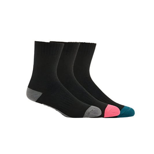 Hard Yakka Y20016 Womens Core Bamboo Rich Padded Crew Sock 3PK