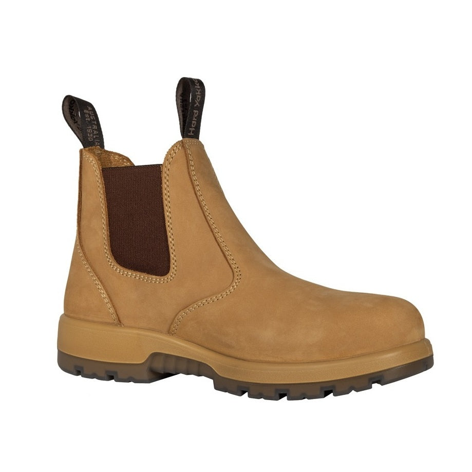 Hard Yakka Y60174 Outback Gusset PR Wheat Safety Boots