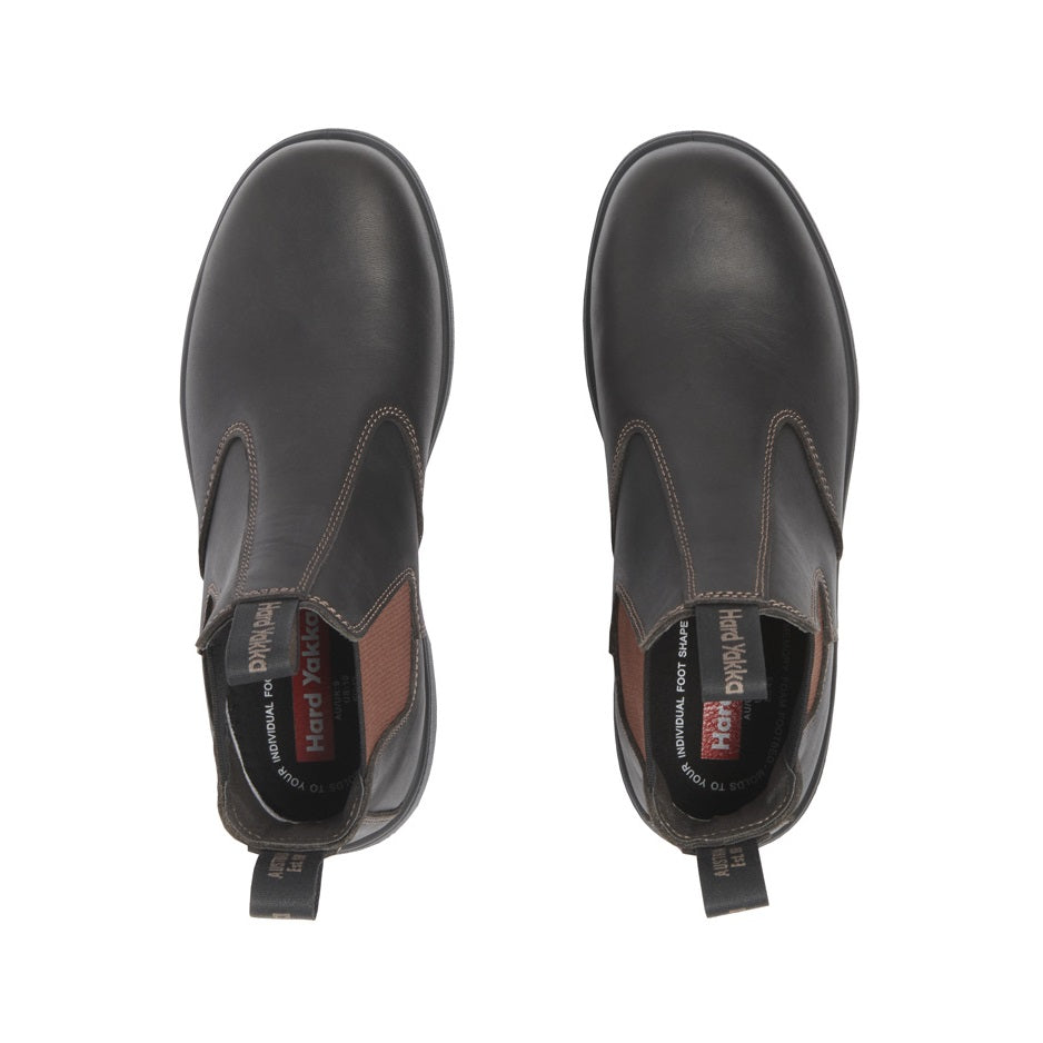 Hard Yakka Y60177 Outback Gusset PR Brown Safety Boots
