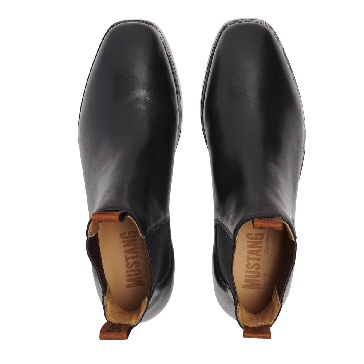 Mustang Signature Y61061 Mens Pull Up Leather Non Safety Boot