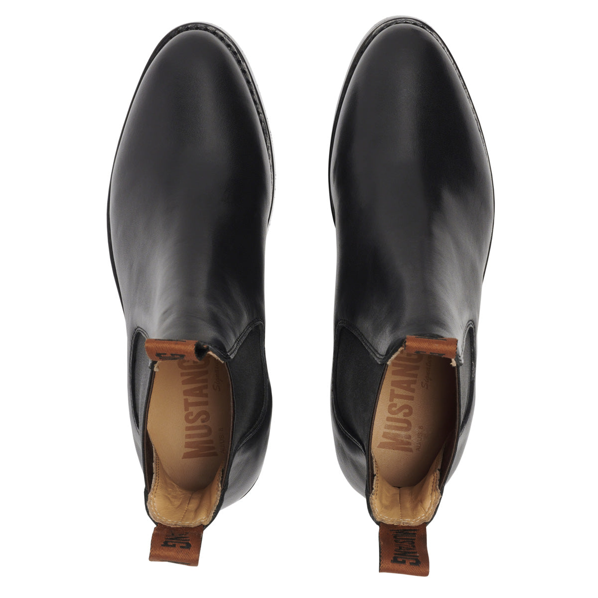 Mustang Signature Y61064 Womens Pull Up Leather Non Safety Boot