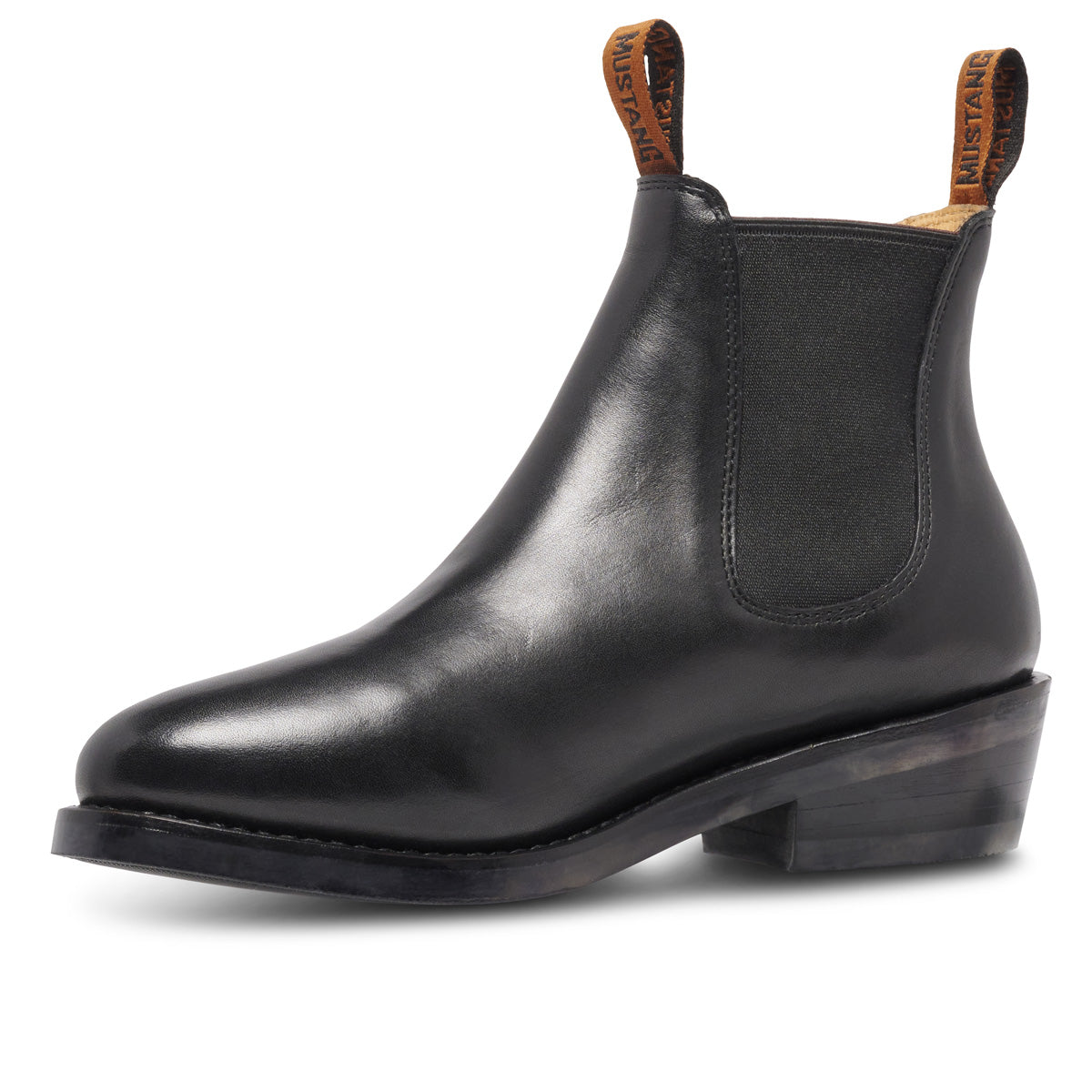 Mustang Signature Y61064 Womens Pull Up Leather Non Safety Boot