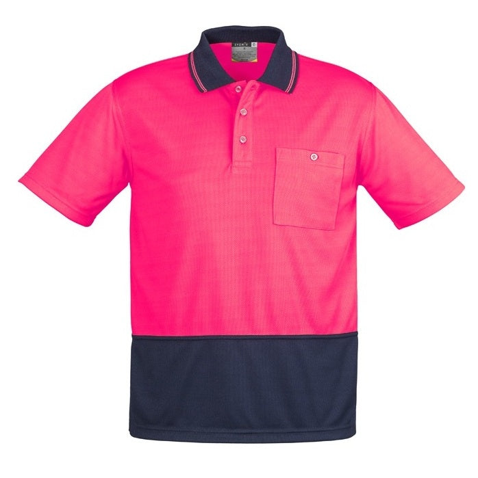 Syzmik ZH231 Unisex HiVis Basic Spliced S/S Polo