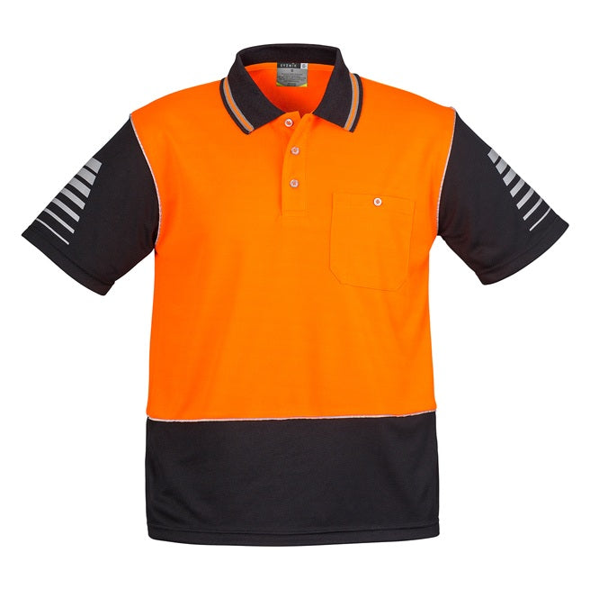 Syzmik ZH236 Mens HiVis Zone S/S Polo