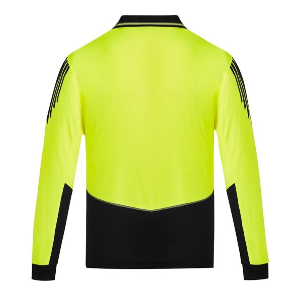 Syzmik ZH310 Mens HiVis Flux L/S Polo