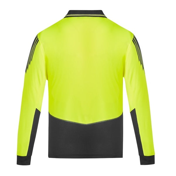 Syzmik ZH310 Mens HiVis Flux L/S Polo