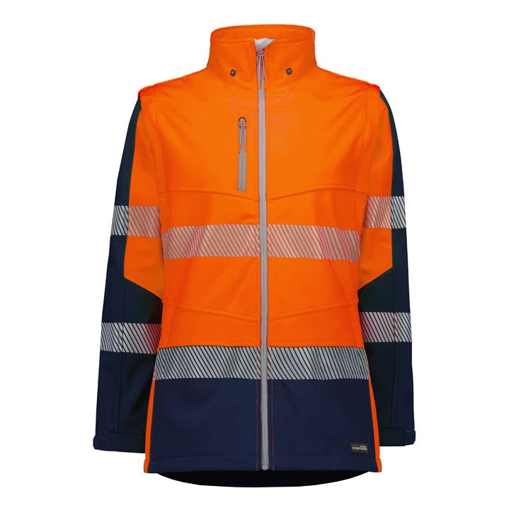 Syzmik ZJ753 Womens Streetworx 2 In 1 Stretch Softshell Jacket