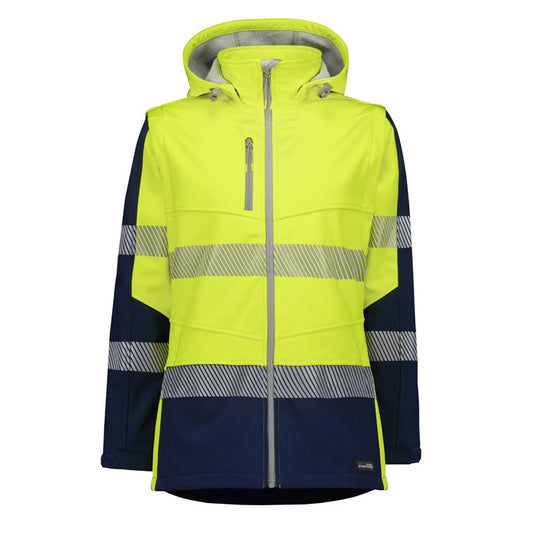 Syzmik ZJ753 Womens Streetworx 2 In 1 Stretch Softshell Jacket