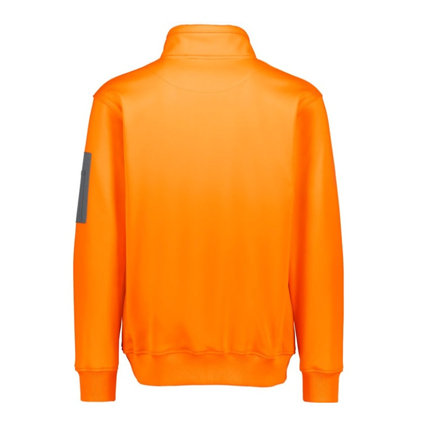 Syzmik ZT665 Unisex Hi Vis Streetworx Water Resistant 1/4 Zip Pullover