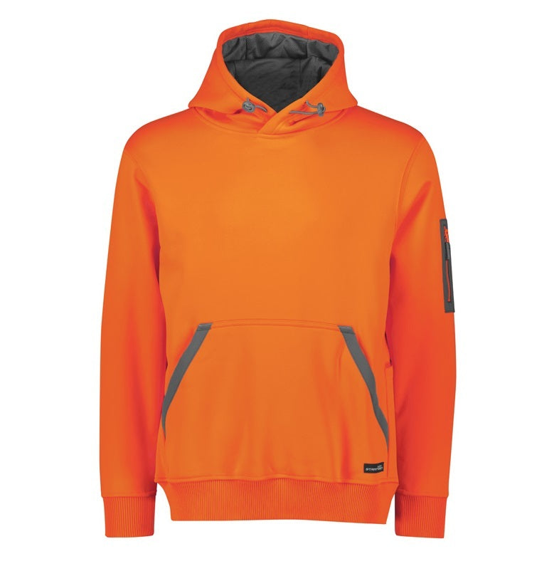 Syzmik ZT667 Unisex Water Resistant Hoodie - Orange - Front View