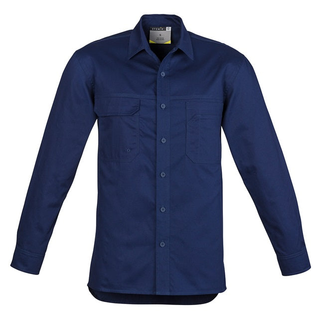 Syzmik ZW121 Mens Light Weight Tradie L/S Shirt
