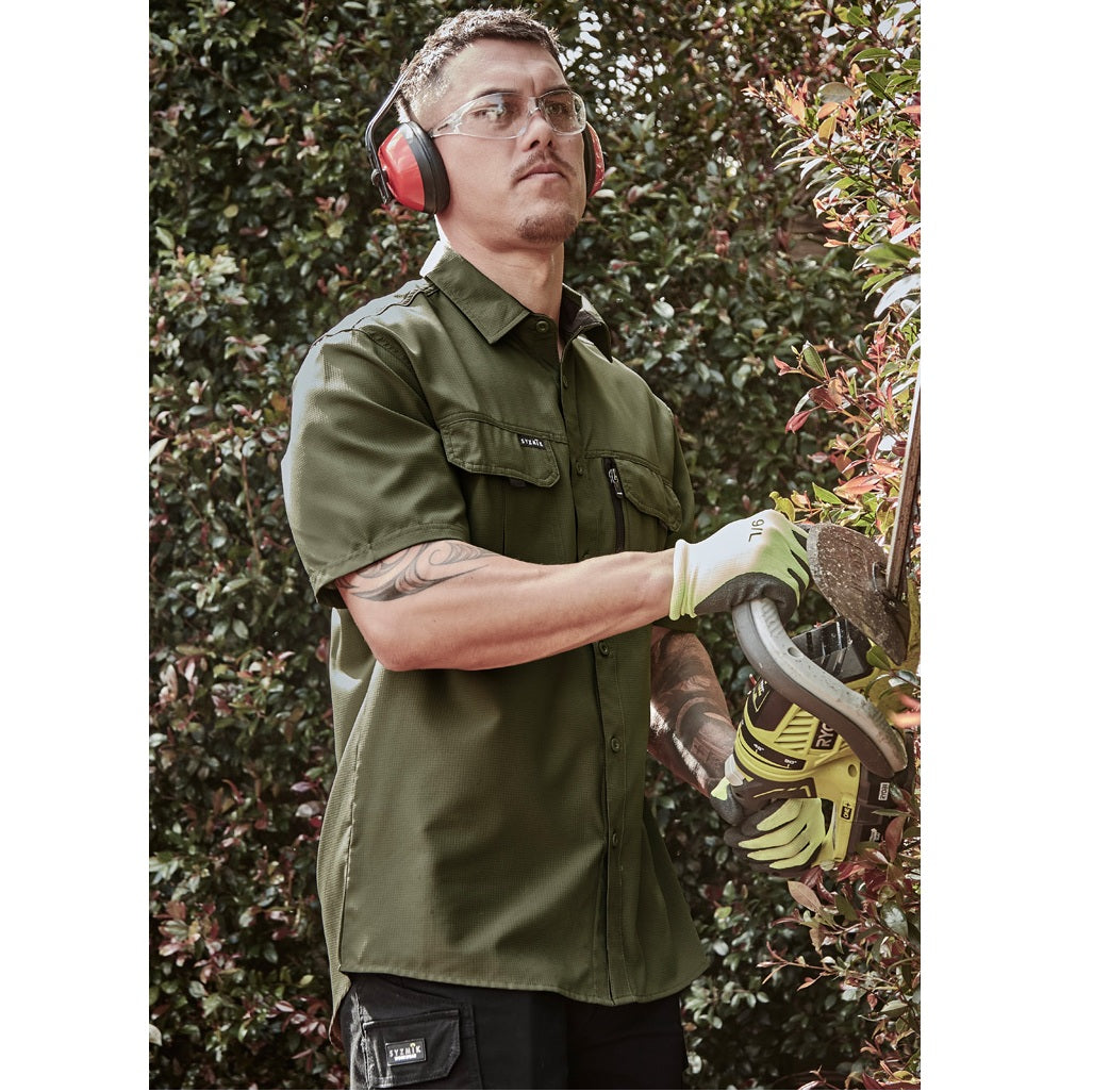 Syzmik ZW465 Mens Outdoor Short Sleeve Shirt