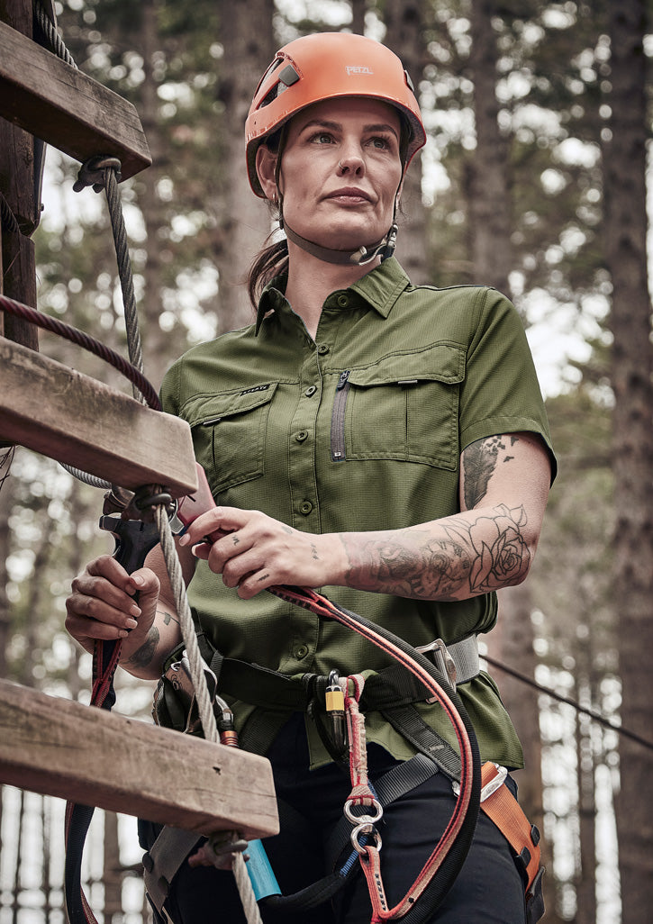 Syzmik ZW765 Womens Outdoor Short Sleeve Shirt