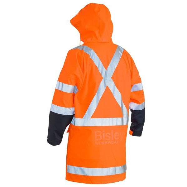 Bisley BJ6955XT Taped HiVis X Back Stretch Rain Coat