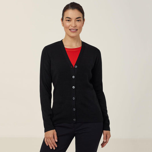 NNT CAT5BR Ladies V Neck Cardigan