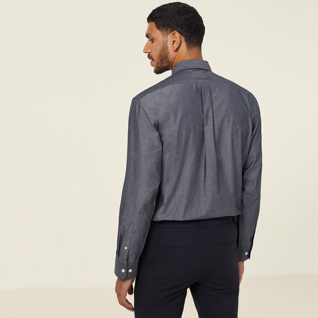 NNT CATJ2W Mens Chambray L/S Shirt