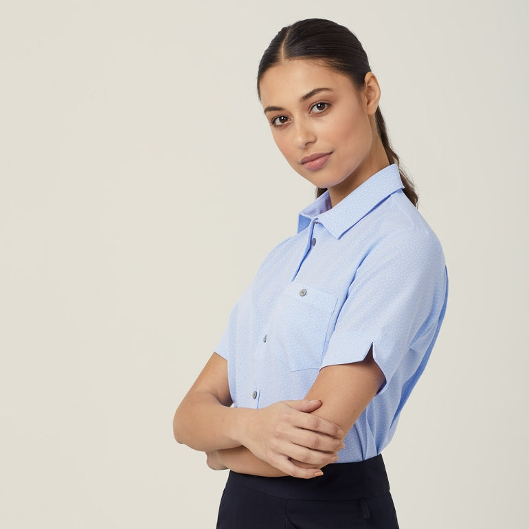 NNT CATU7H Silvi Spot Print S/S Shirt