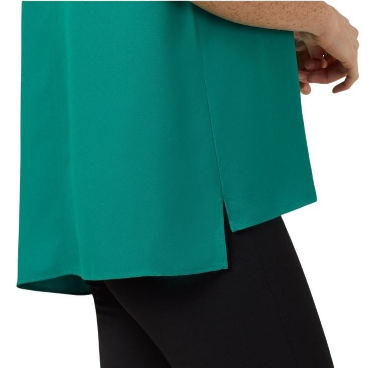 NNT CATUPU French Georgette Short Sleeve V-Neck Top