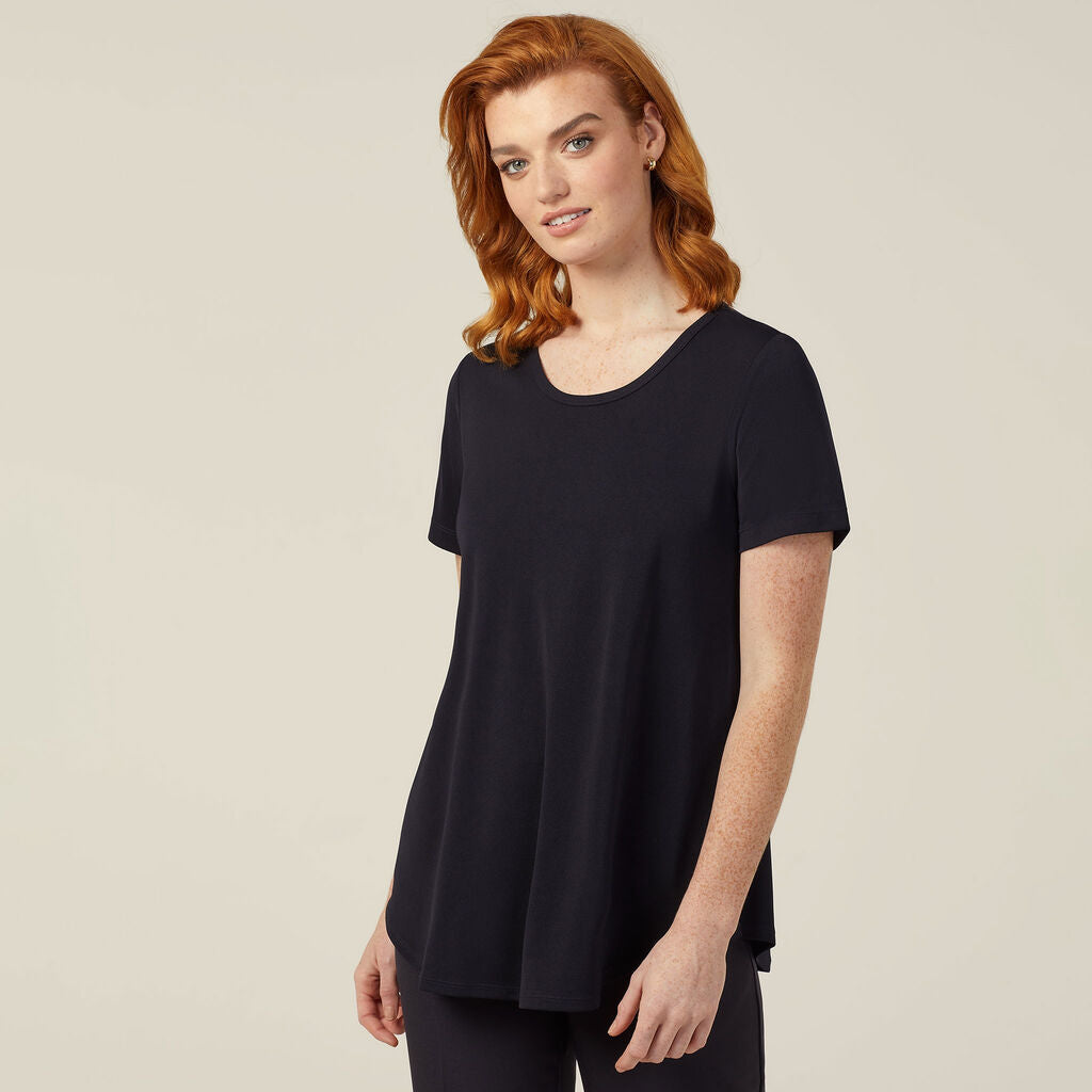 NNT CATUQW Matt Jersey Short Sleeve Swing Top