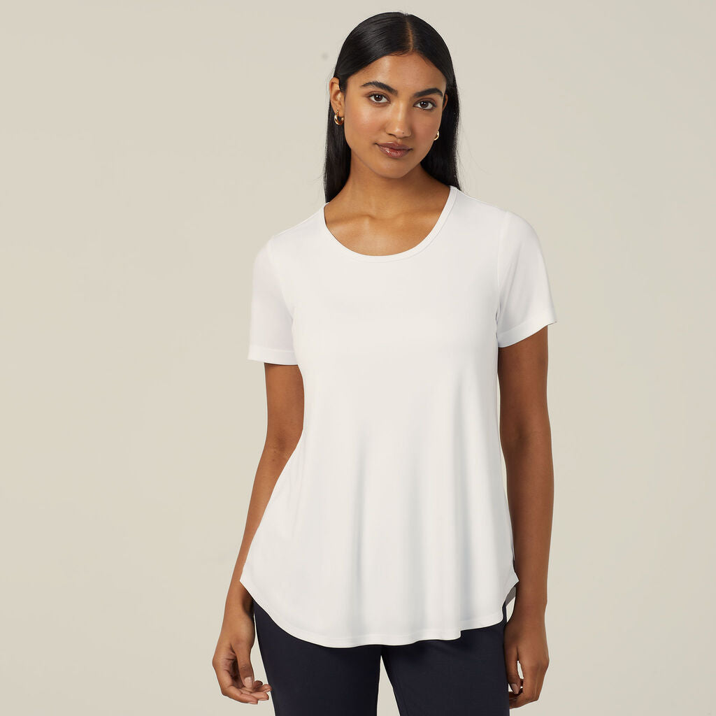 NNT CATUQW Matt Jersey Short Sleeve Swing Top