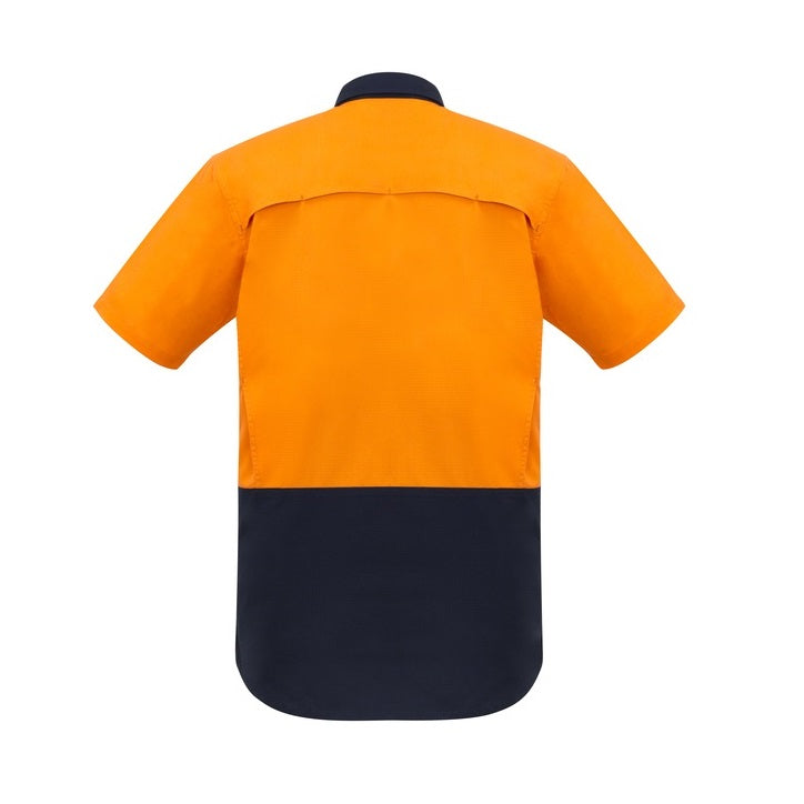 Syzmik ZW815 Mens Rugged Cooling HiVis Spliced S/S Shirt