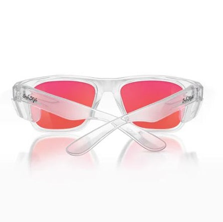 SafeStyle FCRP100 Fusions Clear Frame Mirrors Red Polarised Lens