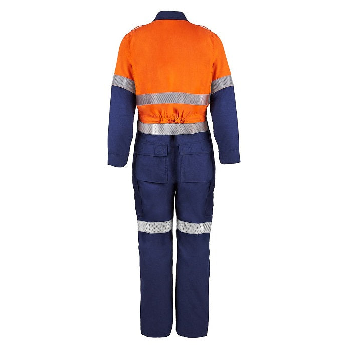 FlameBuster FCT005A Torrent HRC2 HiVis Two Tone Coverall FR Reflective Tape