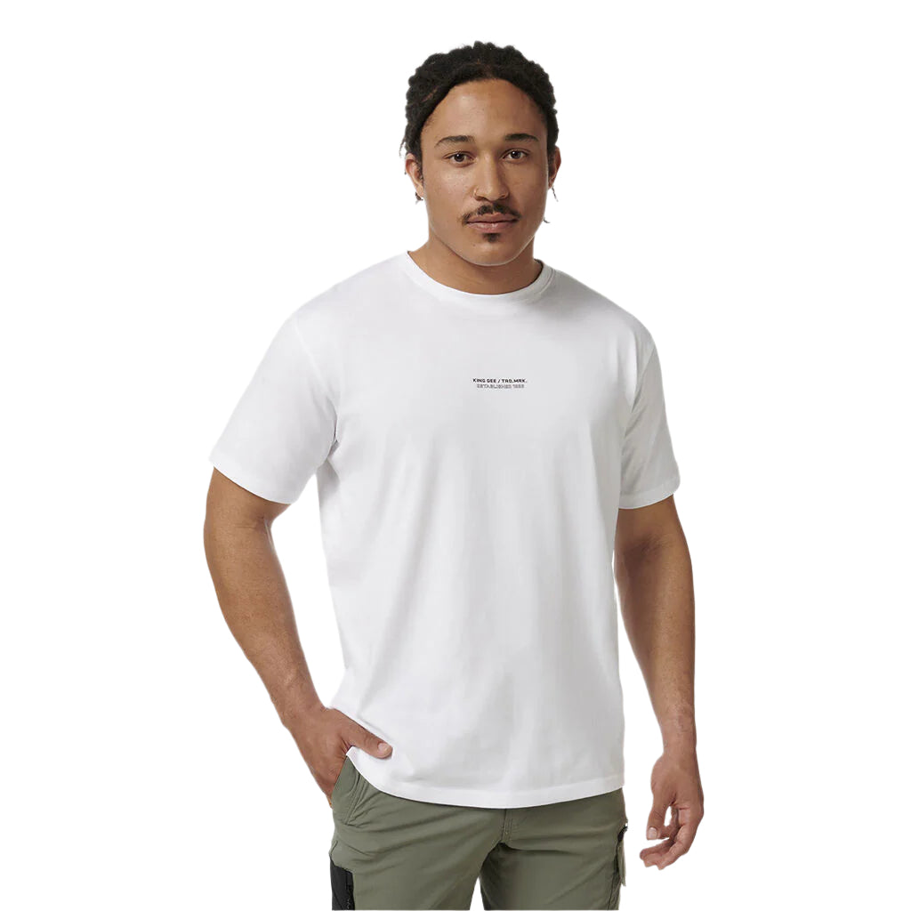 KingGee K14009 Mens Trademark Aus Cotton T