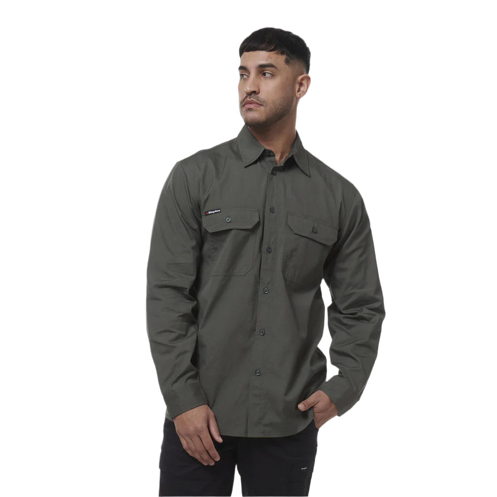 KingGee K14031 Mens Workcool Vented Shirt Long Sleeve