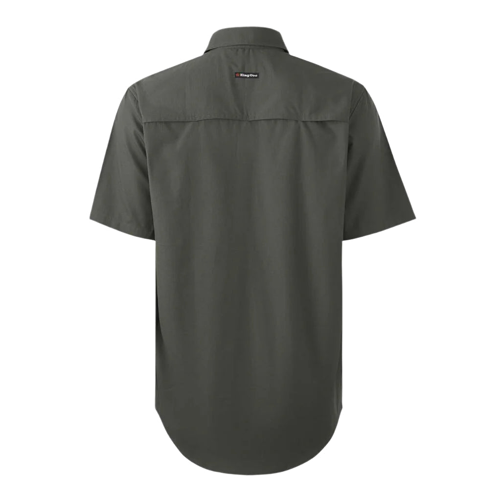 KingGee K14032 Mens Workcool Vented Closed Front Shirt Short Sleeve