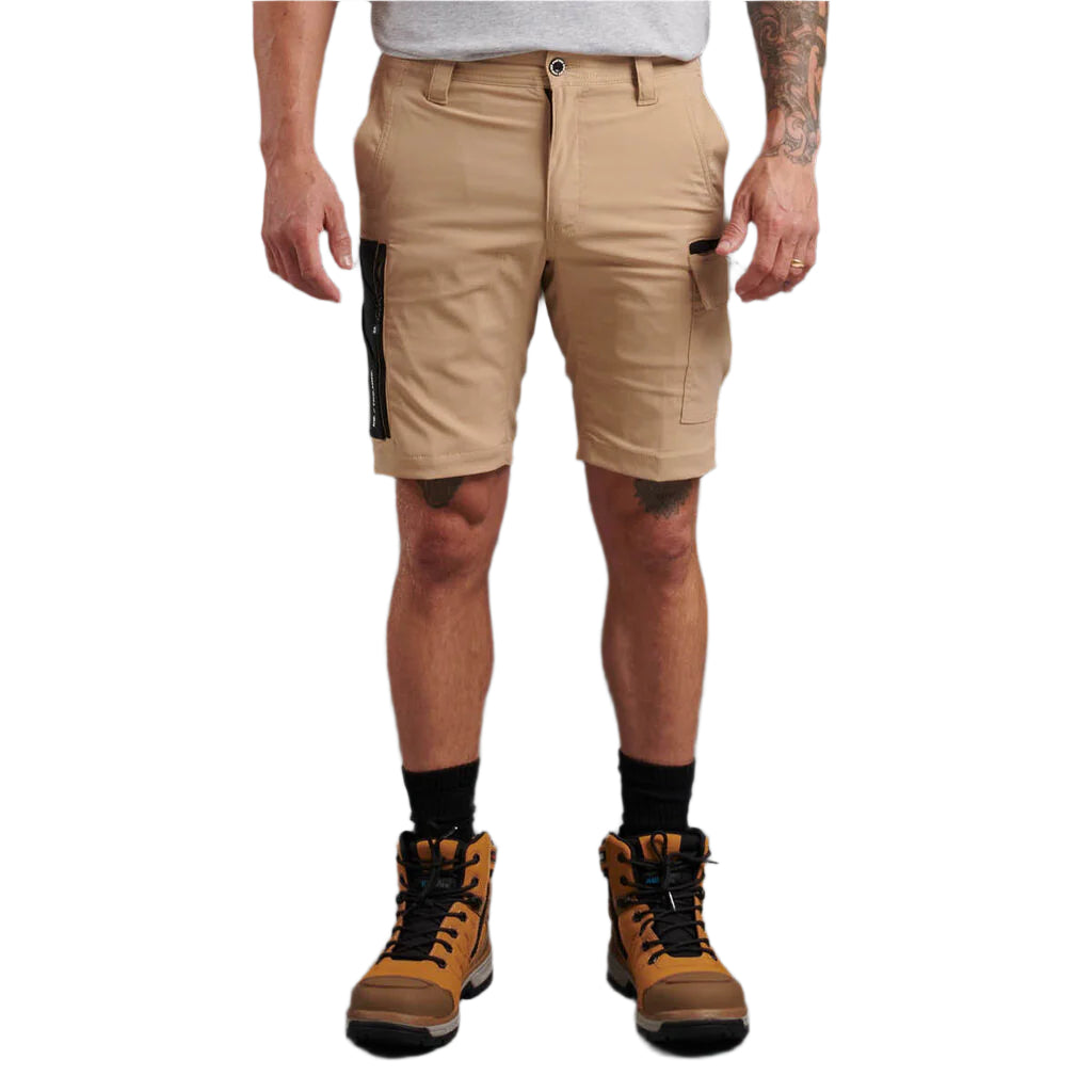 KingGee K17019 Trademark Cargo Shorts - Sandstorm - Lifestyle