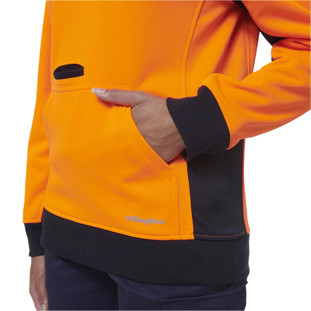 KingGee K45008 Womens Spliced 1/4 Zip Fleece