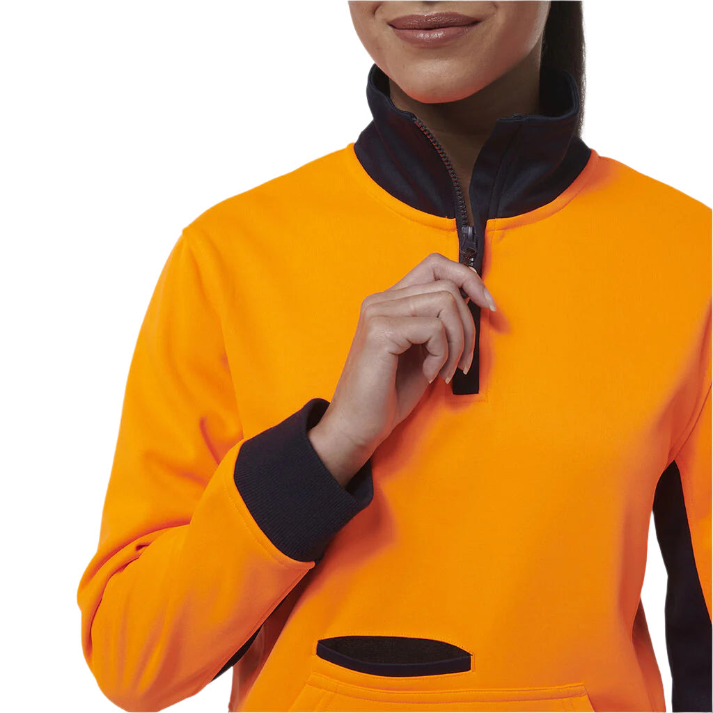 KingGee K45008 Womens Spliced 1/4 Zip Fleece