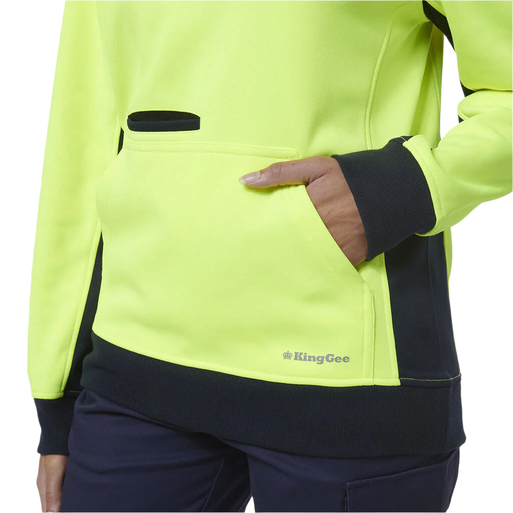 KingGee K45008 Womens Spliced 1/4 Zip Fleece