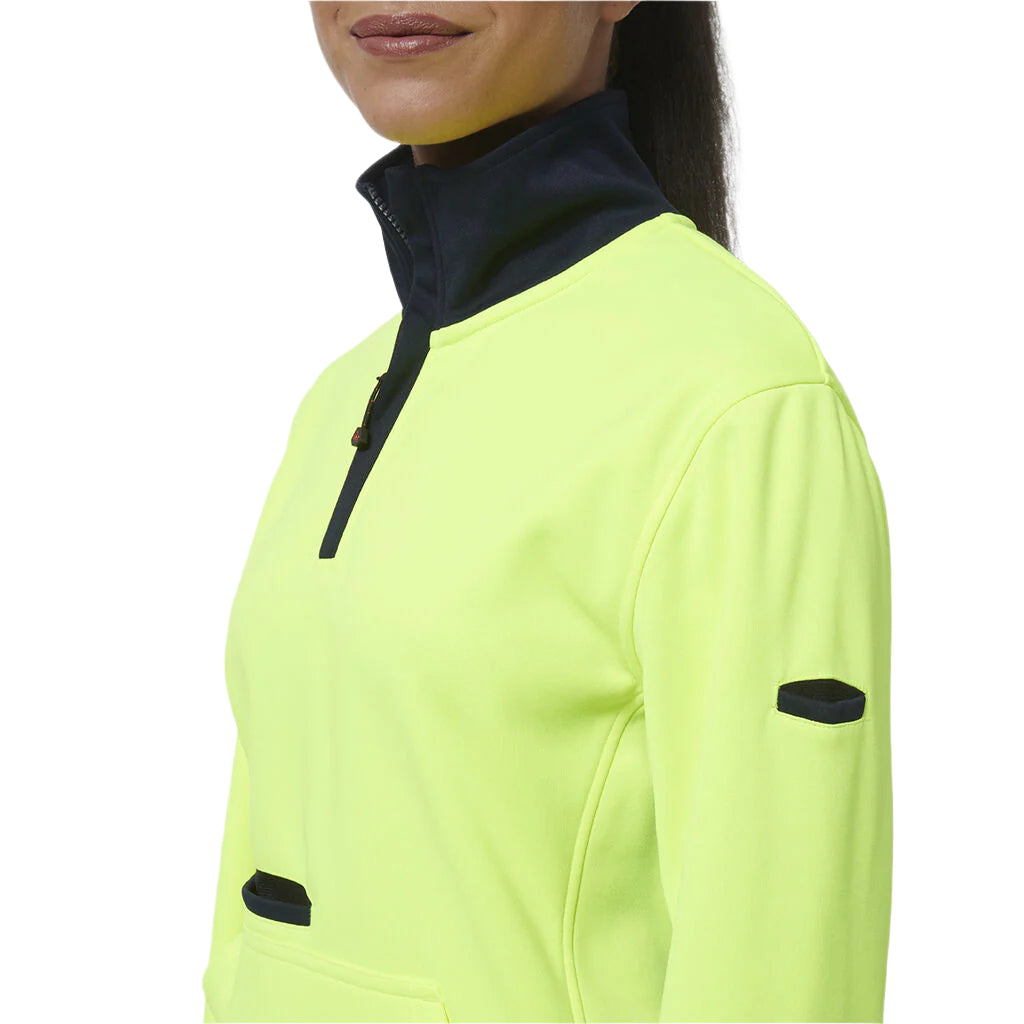 KingGee K45008 Womens Spliced 1/4 Zip Fleece