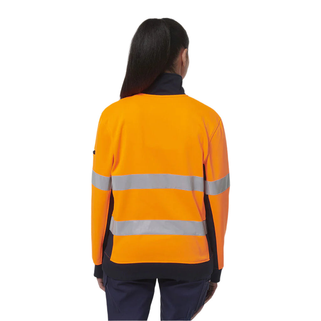 KingGee K45009 Womens Reflective Spliced 1/4 Zip Fleece