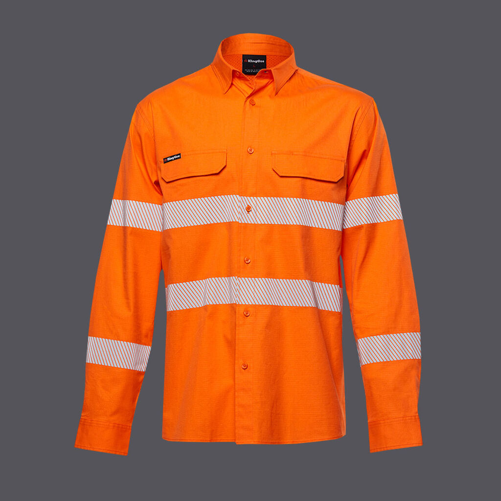 KingGee K54031 Workcool Pro Orange Bio Motion L/S Shirt