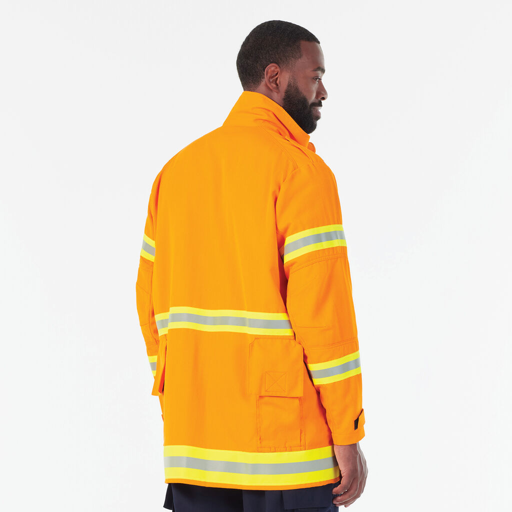 KingGee K85000 Mens Wildlands Firefighting Hi Vis Coat