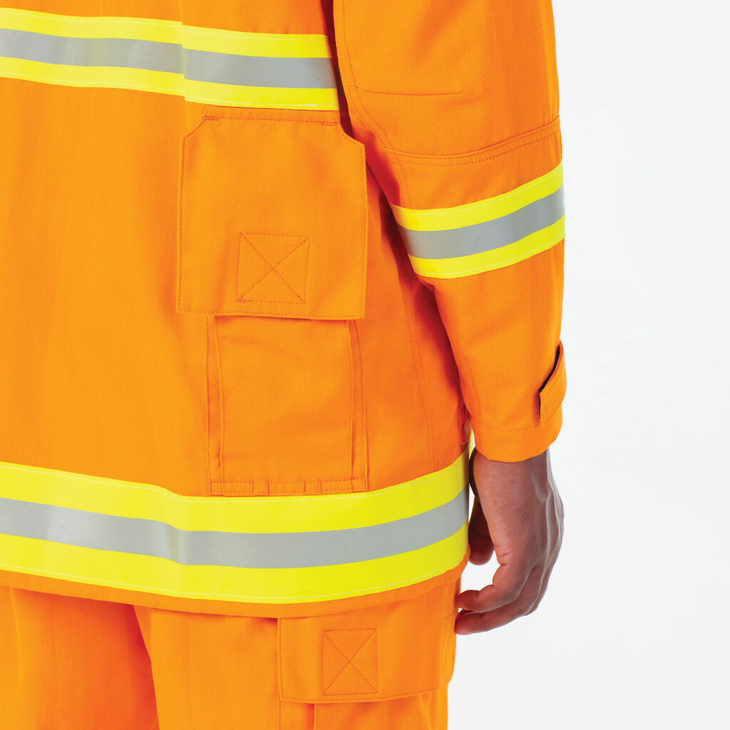 KingGee K85000 Mens Wildlands Firefighting Hi Vis Coat