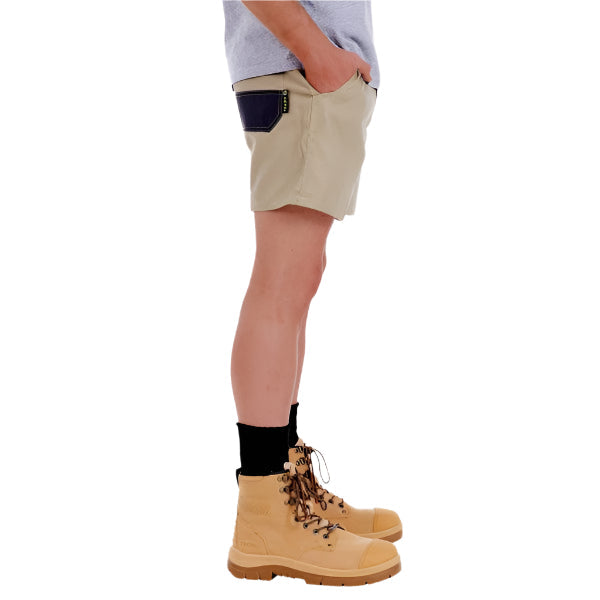 Tradie MJ3217SD Mens Flex Slim Fit S/L Short