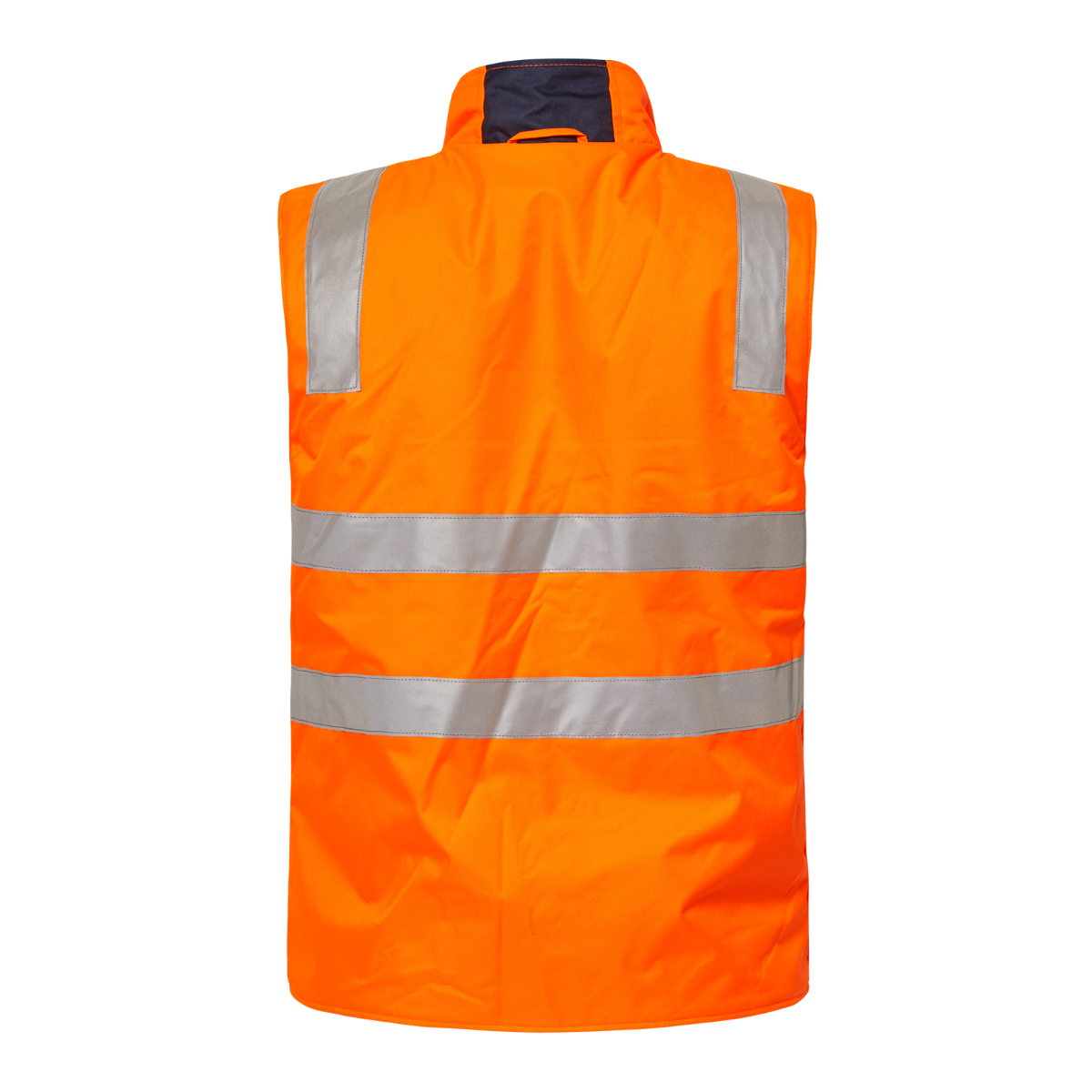 Workcraft WW9014 DISCONTINUED Frost HiVis Reversible Fleece Vest With Tape
