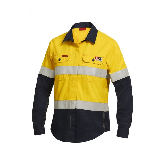 KingGee Y04050 Womens Shieldtec FR Hi Vis Shirt
