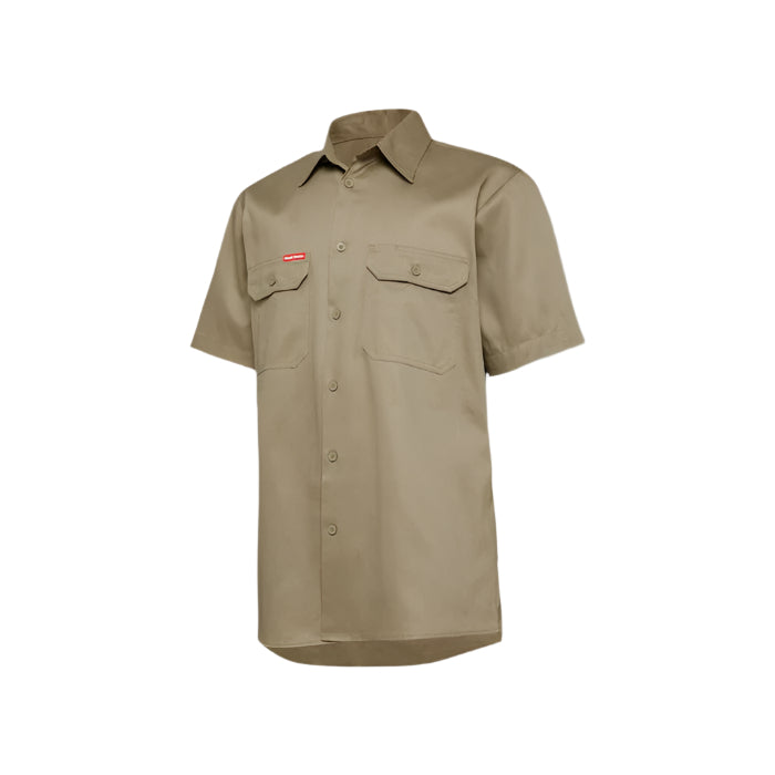 Hard Yakka Y04625 Core Short Sleeve Lightweight Vented Cotton Shirt