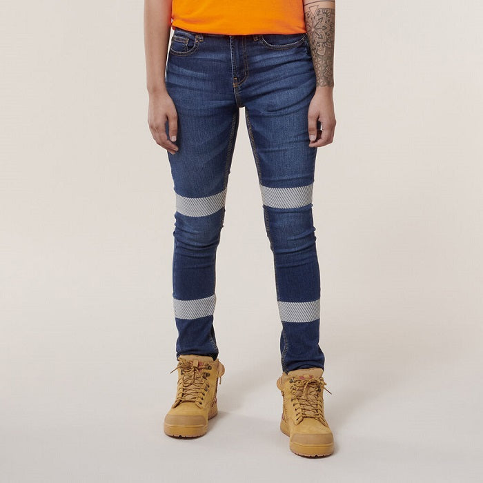 Hard Yakka Y08302 Women's High Waisted Slim Fit Jegging