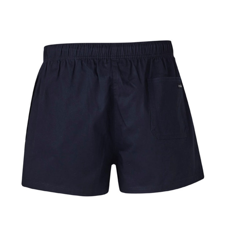 Syzmik ZS105 Mens Rugby Short - Navy - Back View