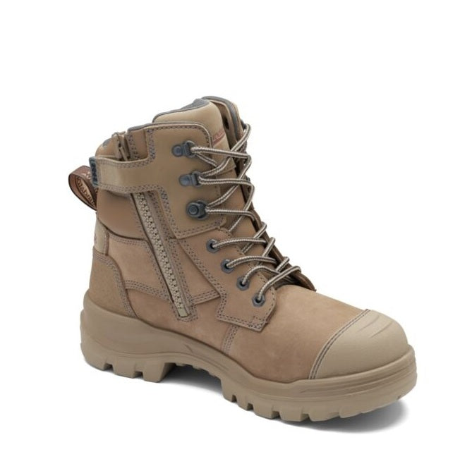 Blundstone 8063 Unisex Rotoflex Zip Up Safety Boots - Angled View